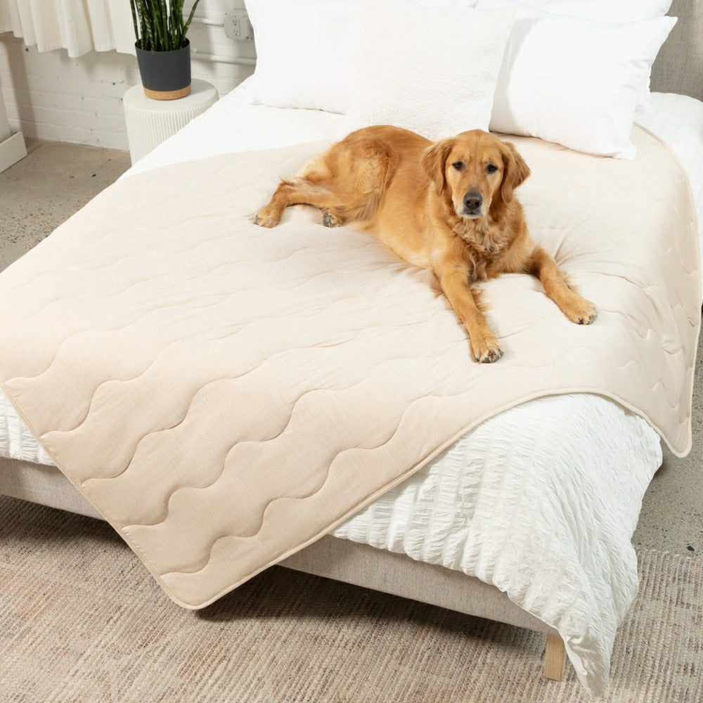 Plow & Hearth PupChill™ Cooling Waterproof Blanket - Arctic Sand