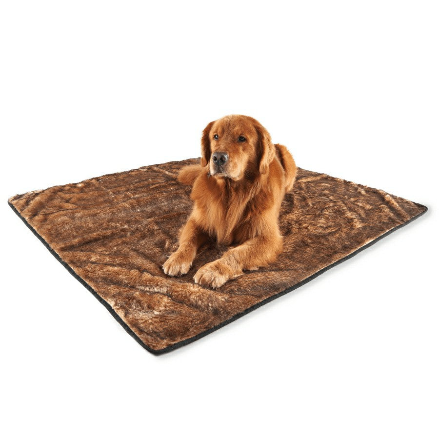 Plow & Hearth PupProtector™ Short Fur Waterproof Throw Blanket - Sable Tan