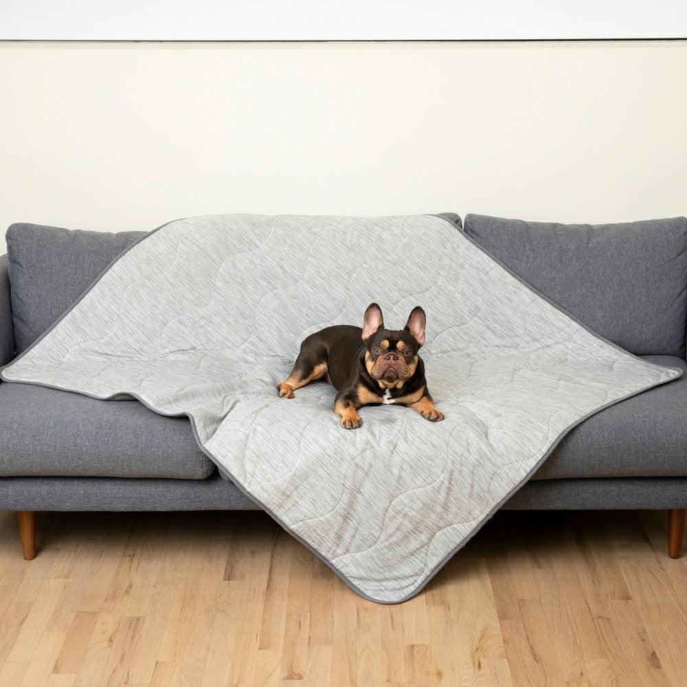 Plow & Hearth PupChill™ Cooling Waterproof Blanket - Arctic Grey