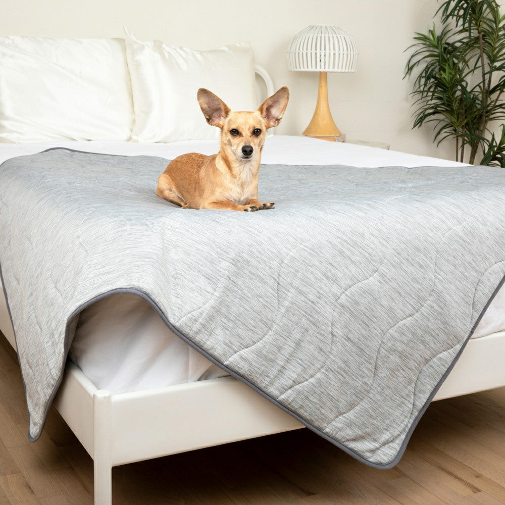 Plow & Hearth PupChill™ Cooling Waterproof Blanket - Arctic Grey