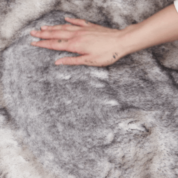 Plow & Hearth PupProtector™ Luxe Waterproof Bed Runner - Ultra Soft Chinchilla
