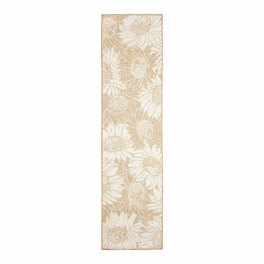 Plow & Hearth Indoor/Outdoor Sunflower Rug, 23" x 7'6" Runner