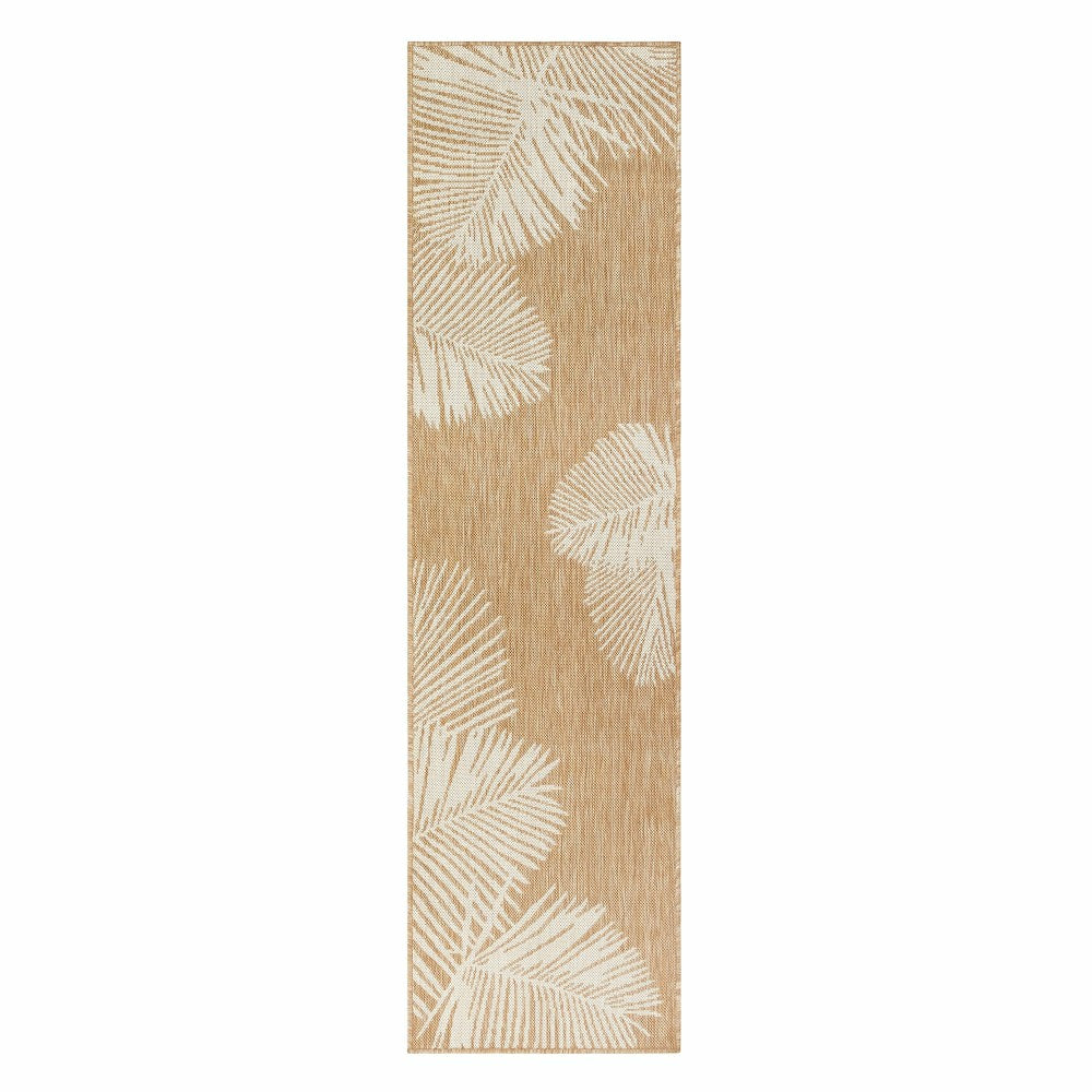 Plow & Hearth Indoor/Outdoor Textured Palms Polypropylene, 23" x 7'6" Runner