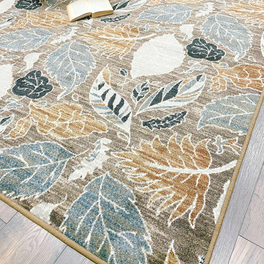 Plow & Hearth Leaves EnduraStran Runner, 2' x 8'