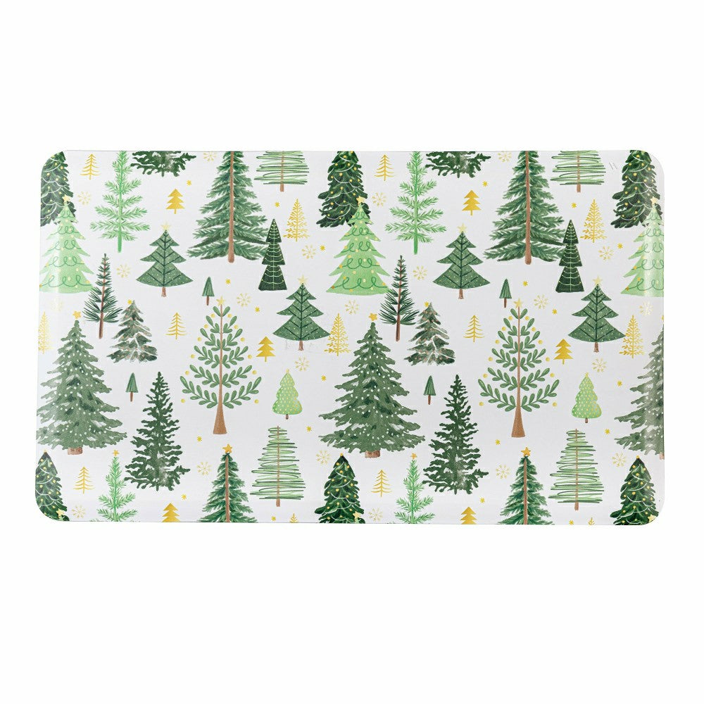 Plow & Hearth Shades of Green Kitchen Mat Anti-Fatigue Mats, 30" x 18"