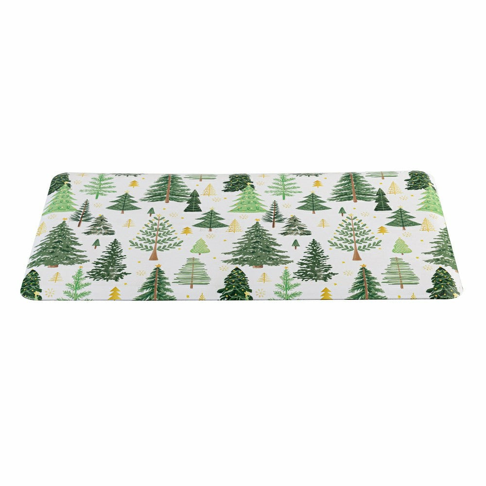 Plow & Hearth Shades of Green Kitchen Mat Anti-Fatigue Mats, 30" x 18"