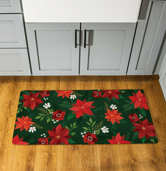 Plow & Hearth Anti-Fatigue Mat, Flower with Leaf, 40"x20"
