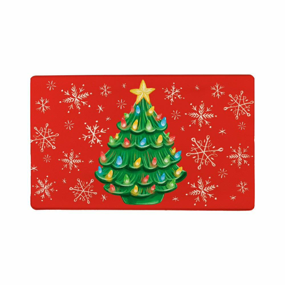 Plow & Hearth Christmas Tree Anti-Fatigue Mat, 30"x18"
