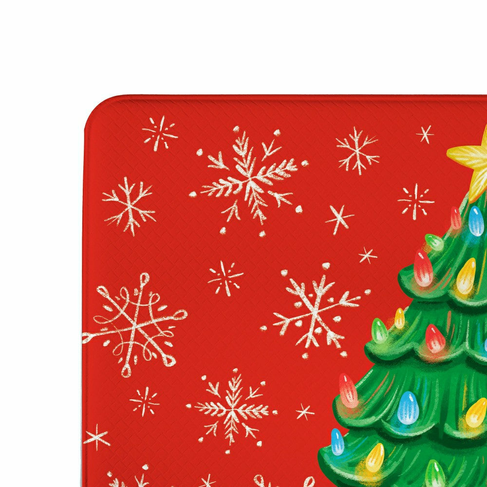 Plow & Hearth Christmas Tree Anti-Fatigue Mat, 30"x18"