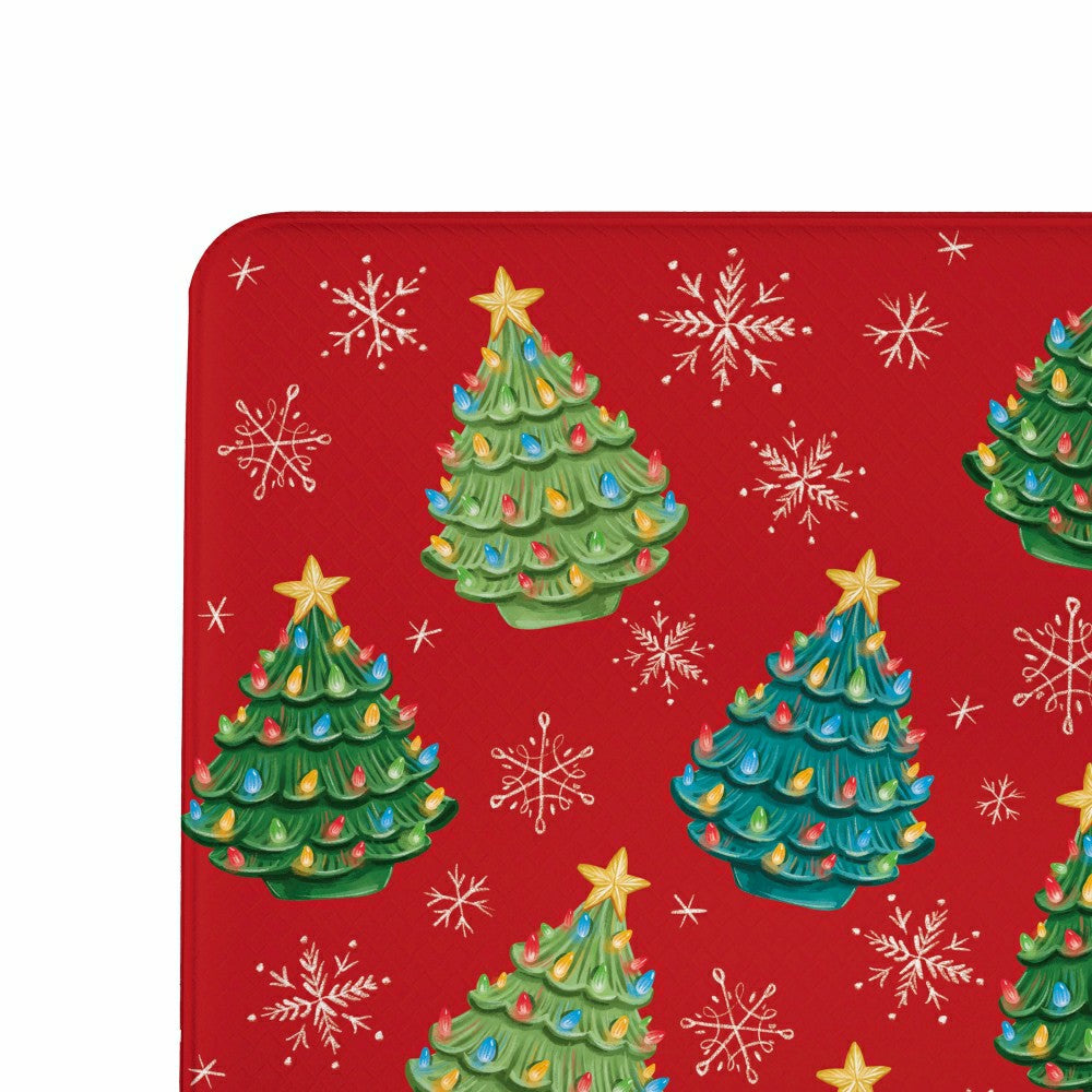 Plow & Hearth Christmas Tree Anti-Fatigue Mat,40"x20"