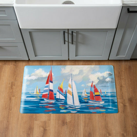 Plow & Hearth EG Studio Palm Beach Coastal Anti-Fatigue Mat (30"x18“)