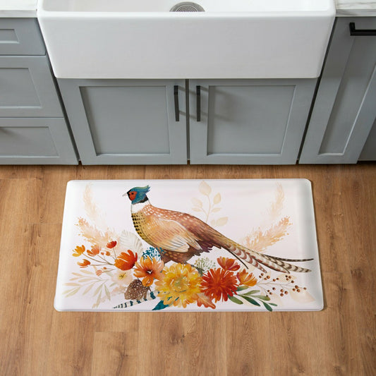 Plow & Hearth EG Studio Northwoods Pheasant Anti-Fatigue Mat (30"x18“)