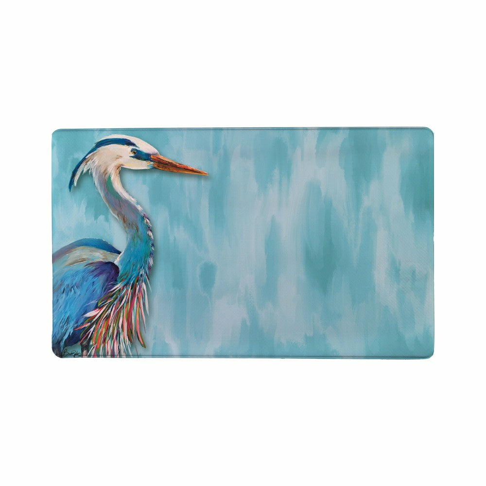 Plow & Hearth Seaside Retreat Anti-Fatigue Mat, Heron, 30"x18"