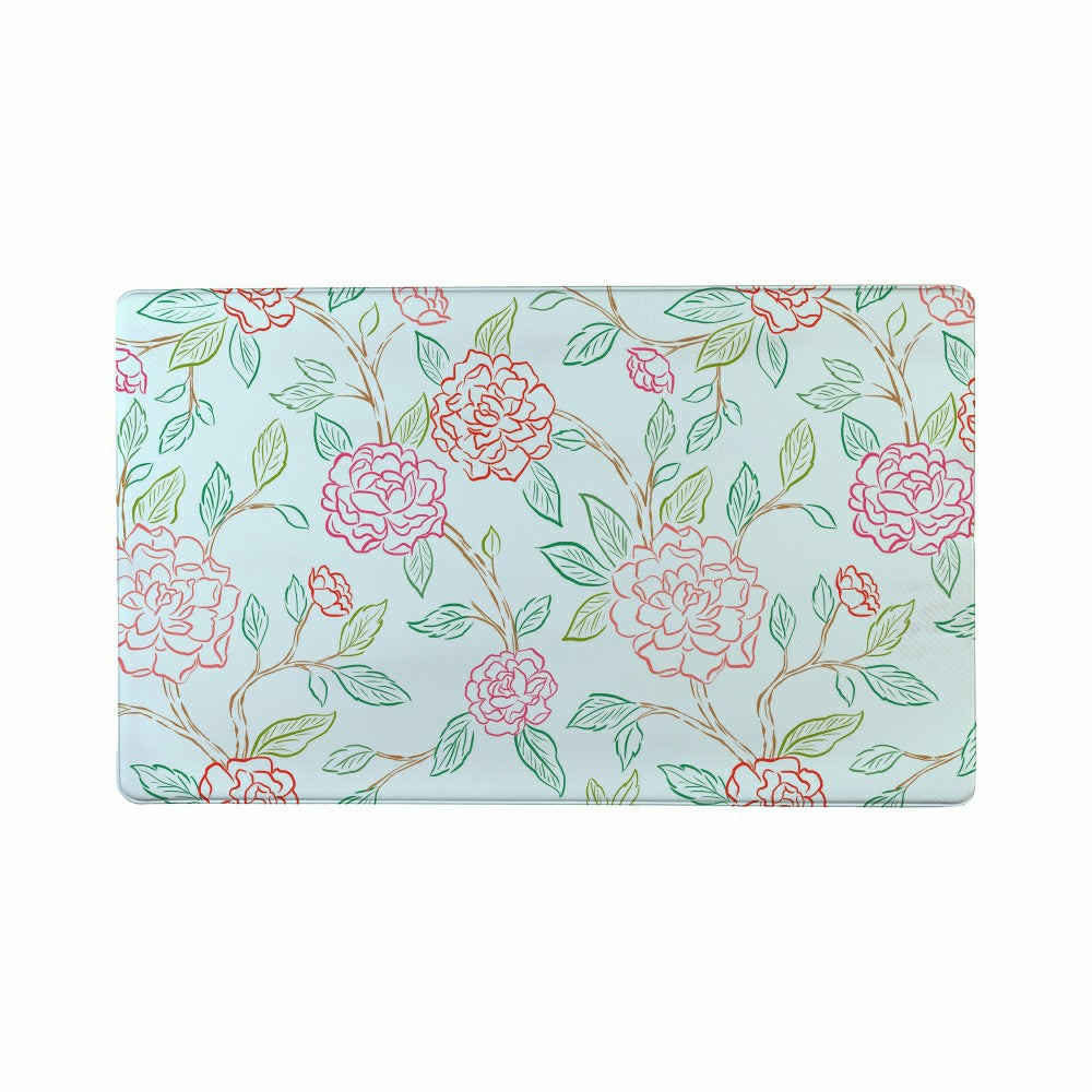Plow & Hearth EG Studio Home Coordinates Roses Anti-Fatigue Mat, 30"x18"