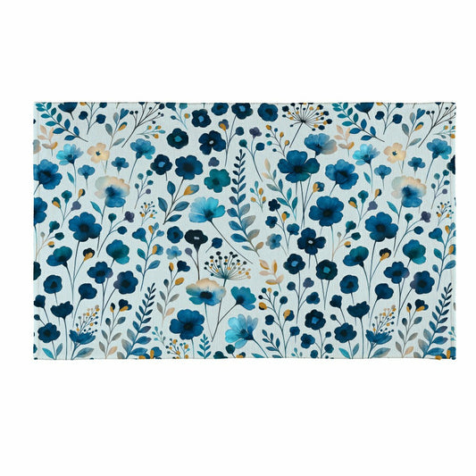 Plow & Hearth VivaStyle Gilded Meadow Washable Mat ONE, 24"Lx36"H