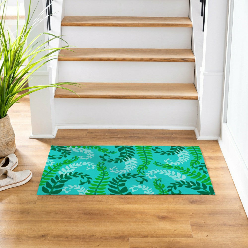 Plow & Hearth Nutty Squirrel Washable Mat 24"x36"
