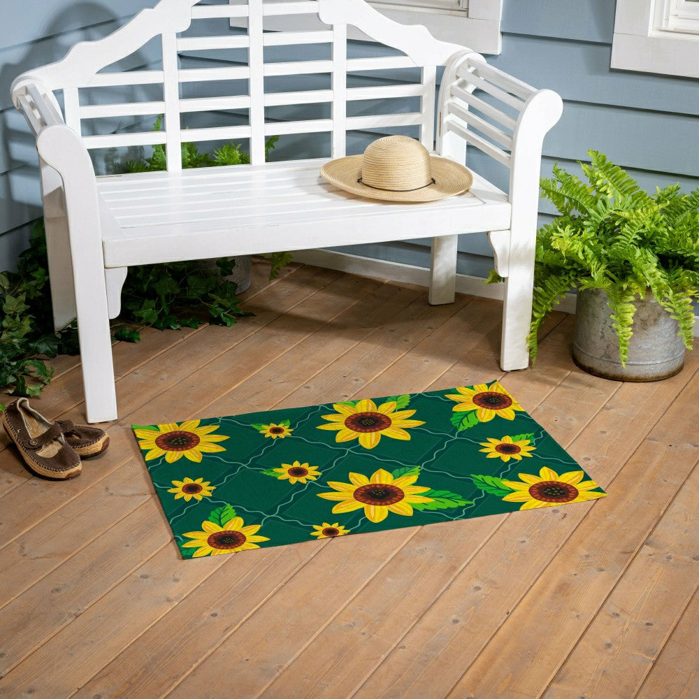 Plow & Hearth Welcome To Our Coop Washable Mat 24"x36"