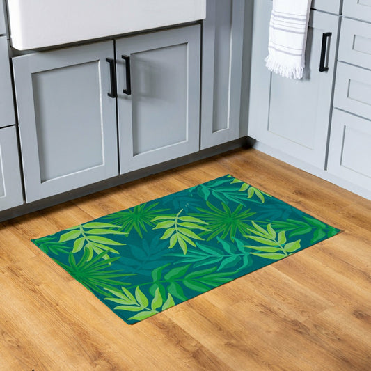 Plow & Hearth Let's Flamingle Washable Mat 24"x36"