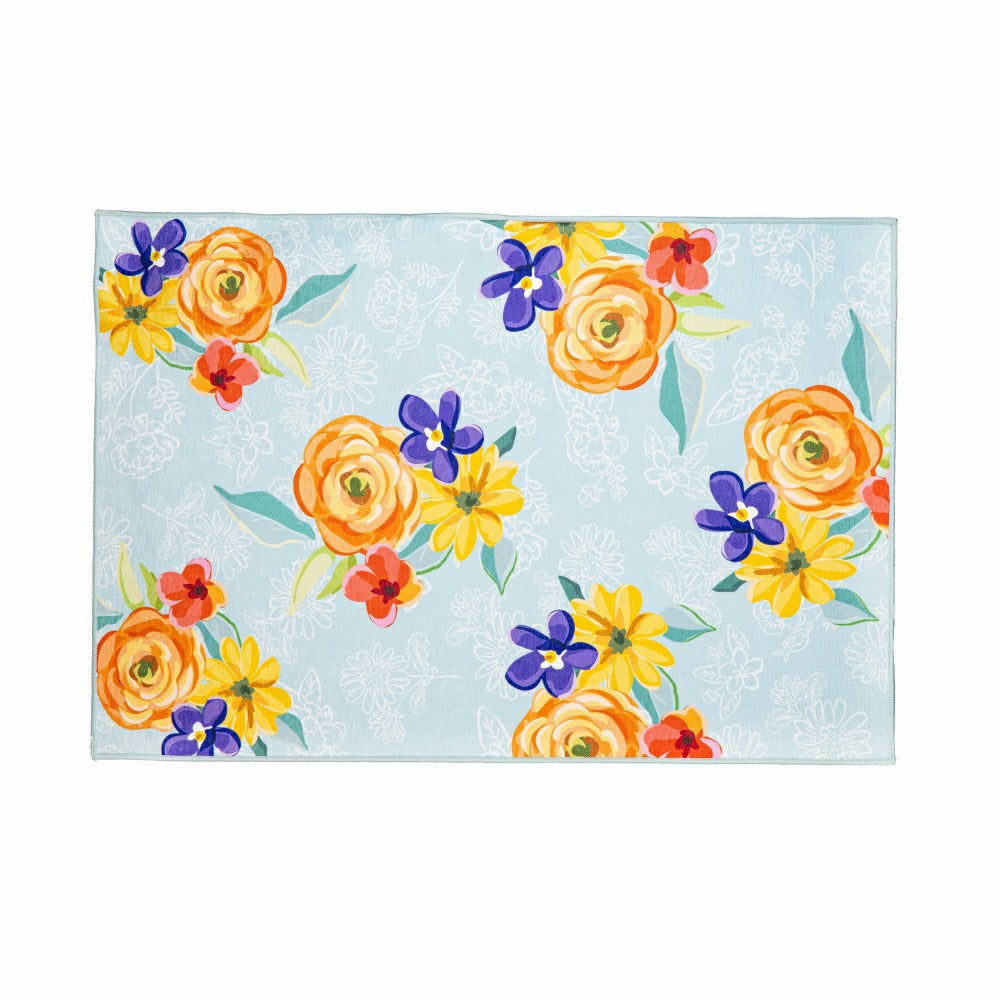 Plow & Hearth Mack Childs Dragonfly Washable Mat 24"x36"