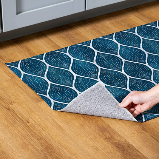 Plow & Hearth VivaStyle Gilded Meadow Washable Mat TWO , 24"Lx36"H