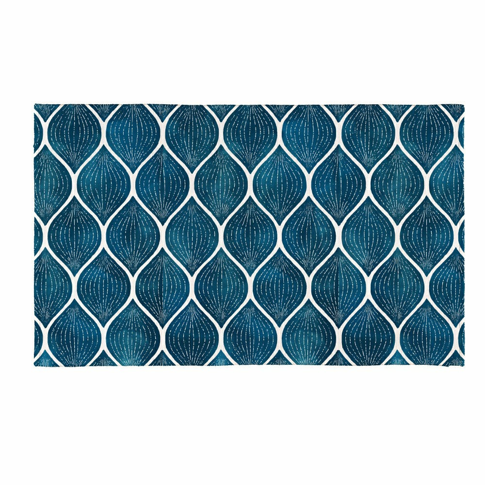 Plow & Hearth VivaStyle Gilded Meadow Washable Mat TWO , 24"Lx36"H