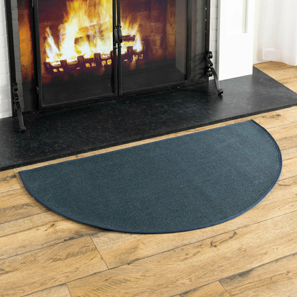 Plow & Hearth Fiberglass Half Round Hearth Rug