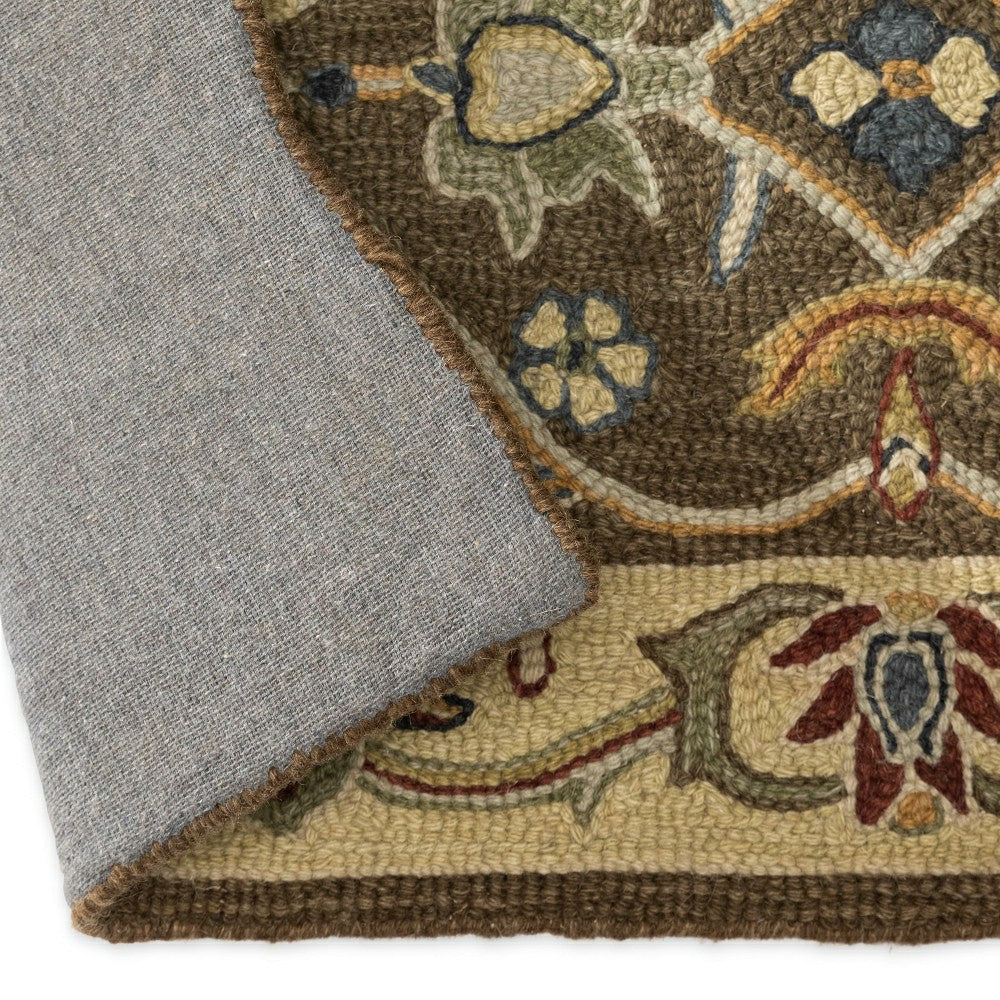 Plow & Hearth Fire Resistant Wool Hearth Rug