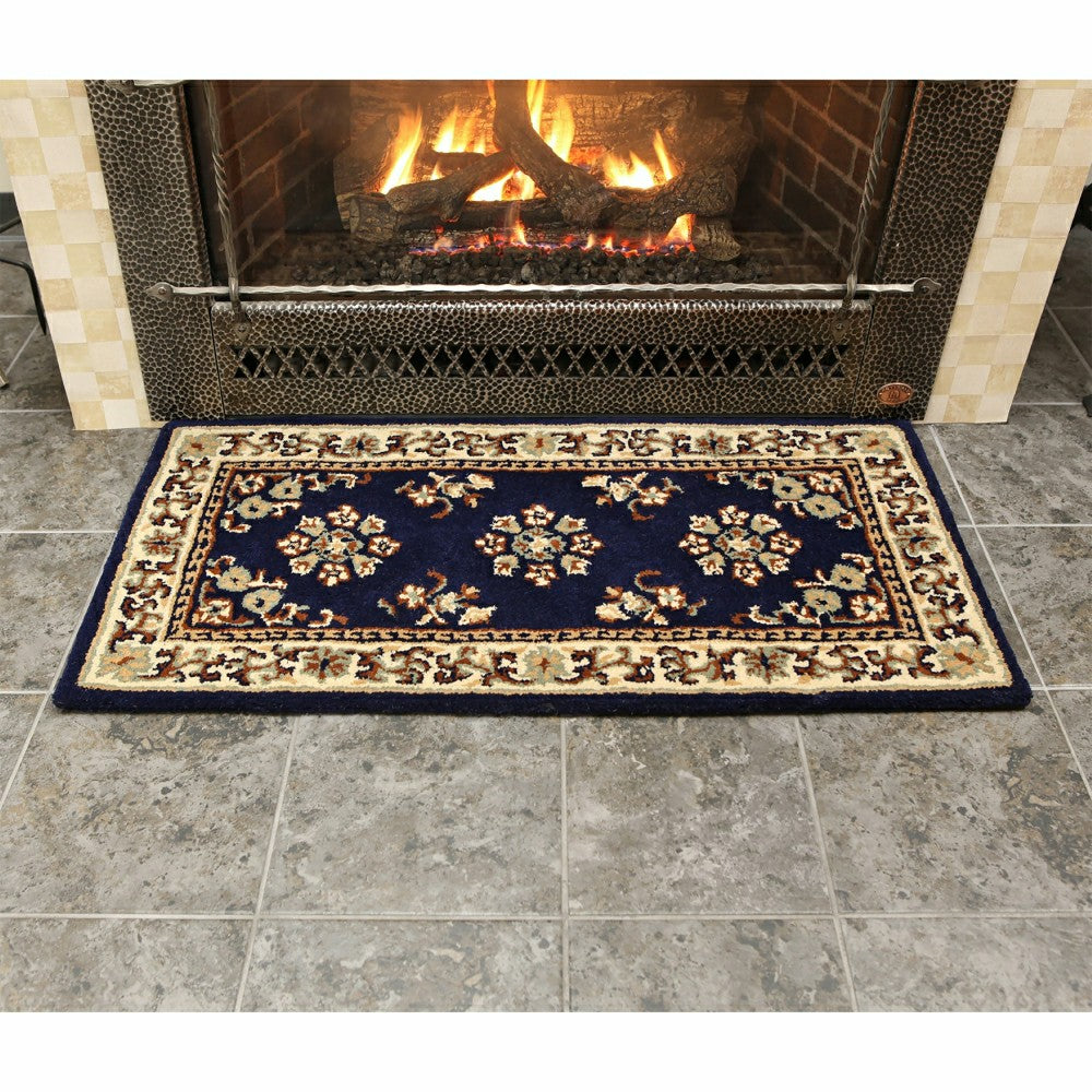 Plow & Hearth Oriental Wool Rug, 44"x22"