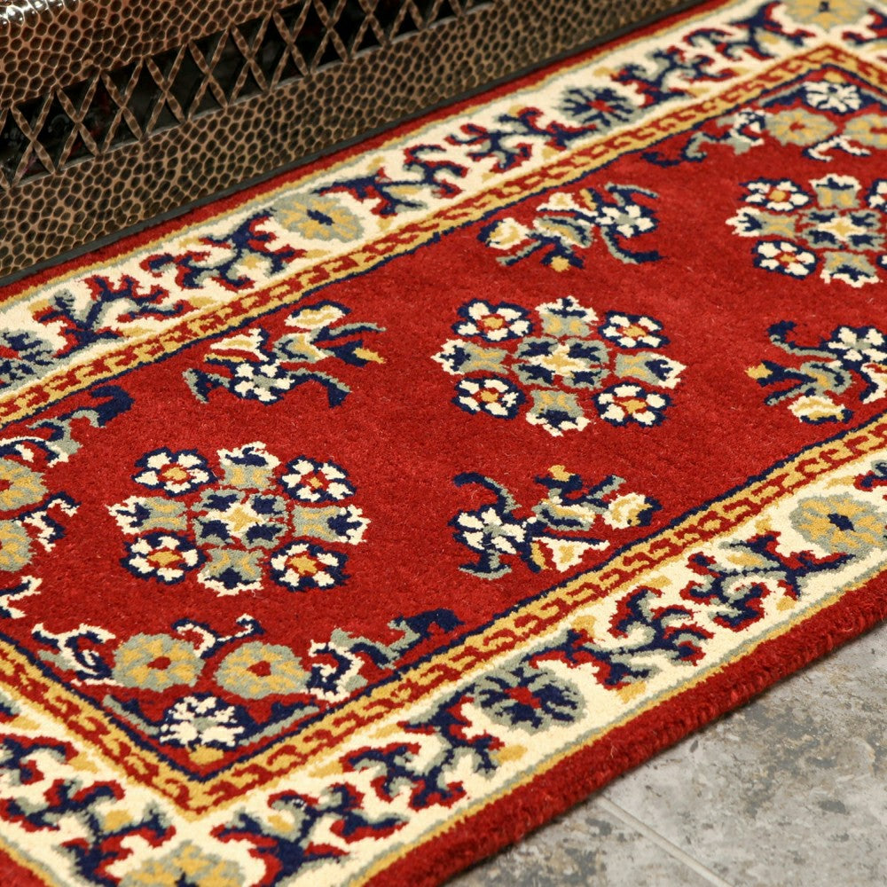 Plow & Hearth Oriental Wool Rug, 44"x22"
