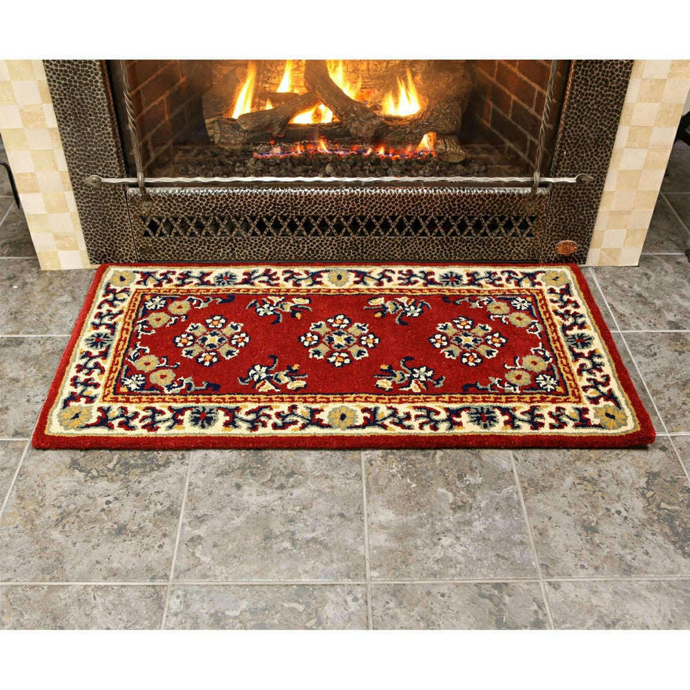 Plow & Hearth Oriental Wool Rug, 44"x22"