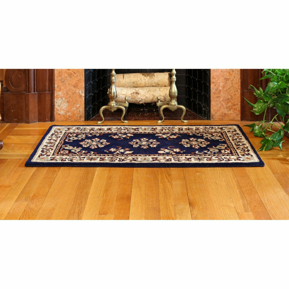 Plow & Hearth Oriental Wool Rug, 44"x22"