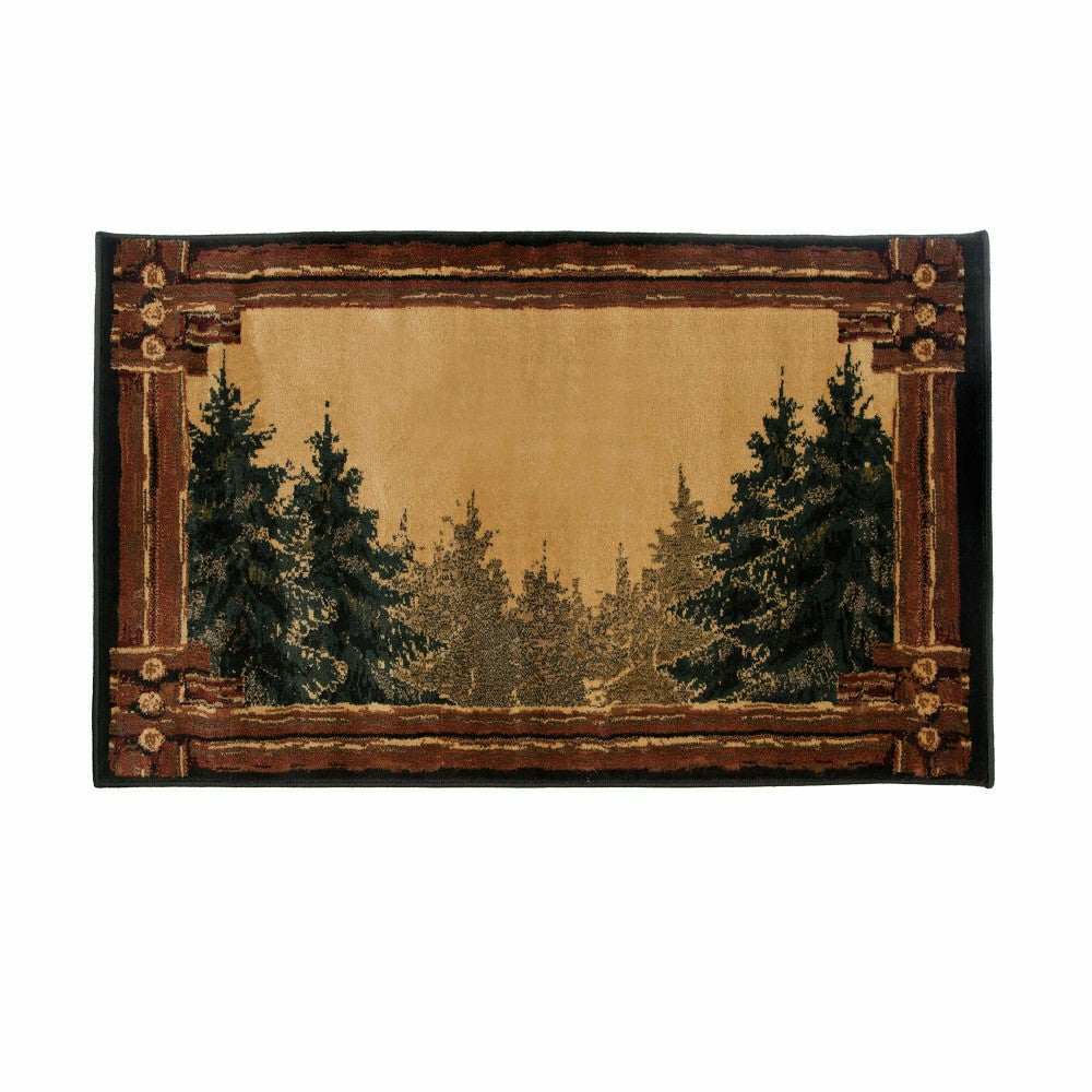 Plow & Hearth Forest Trail Area Rug, 30"W x 50"L