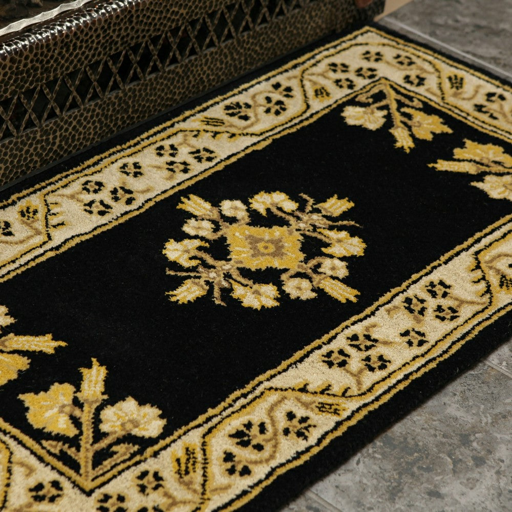 Plow & Hearth Jardin Wool Rug, 44"x22"