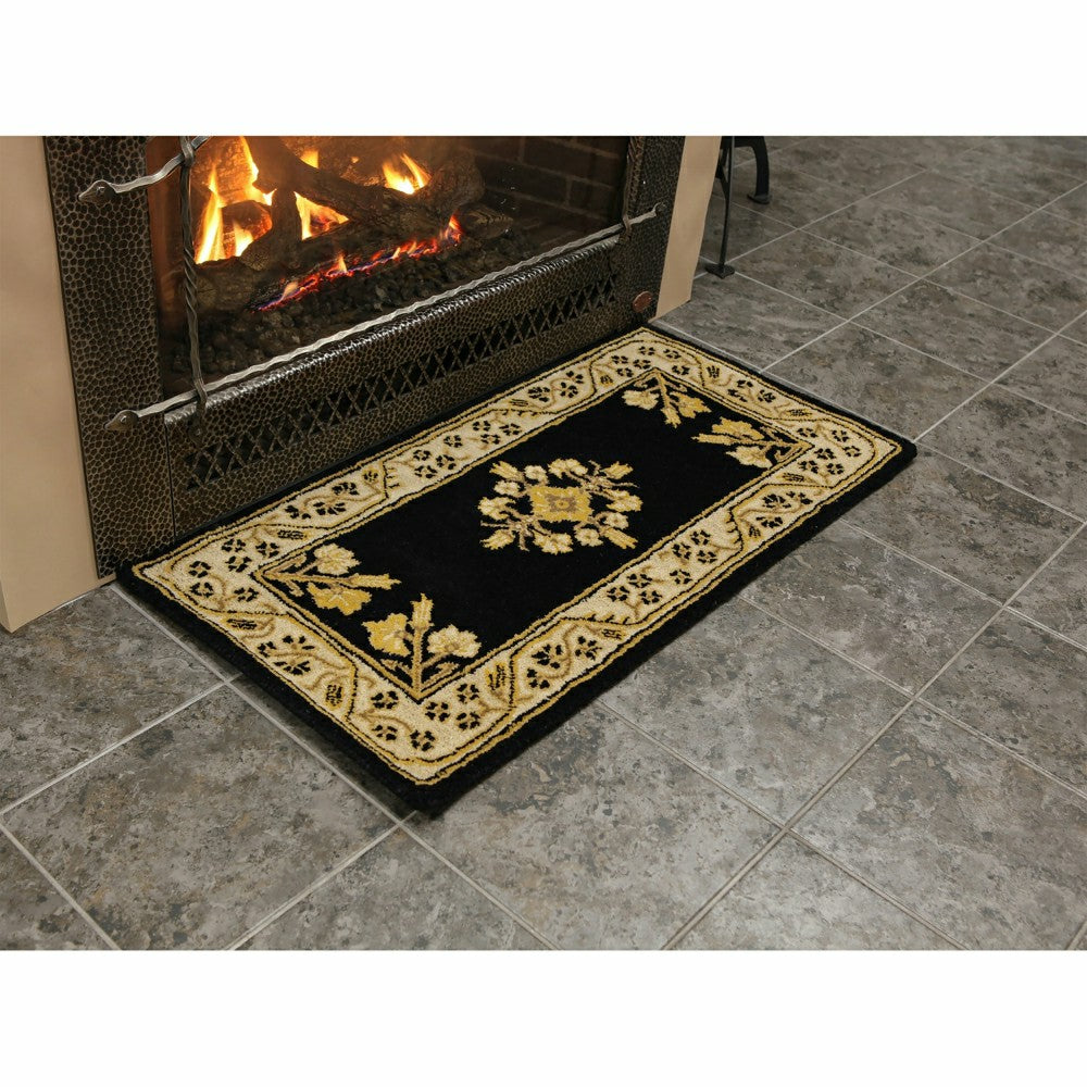 Plow & Hearth Jardin Wool Rug, 44"x22"