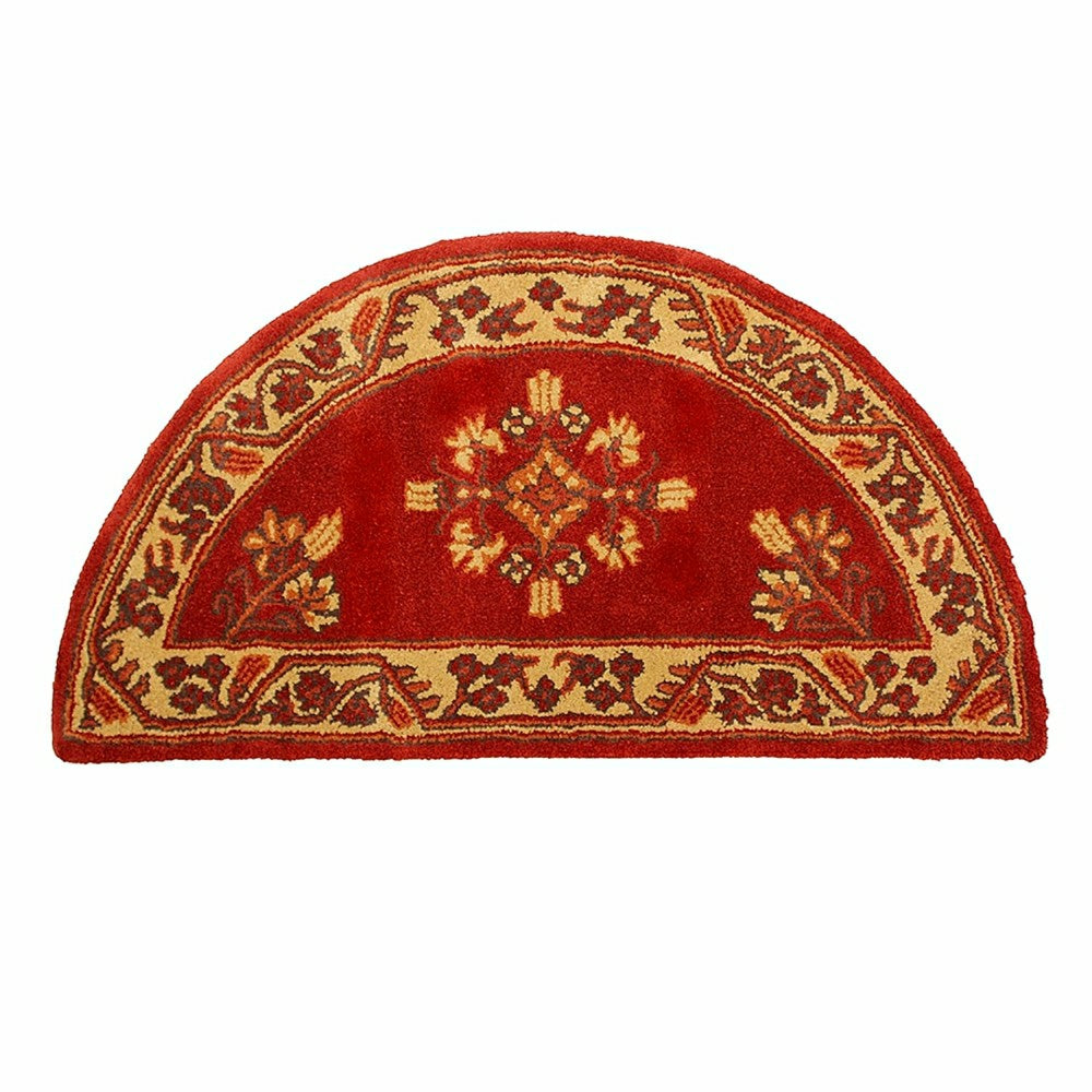 Plow & Hearth Jardin Half Round Wool Rug