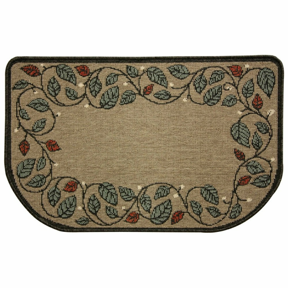 Plow & Hearth Berry Vine Polypropylene Rug