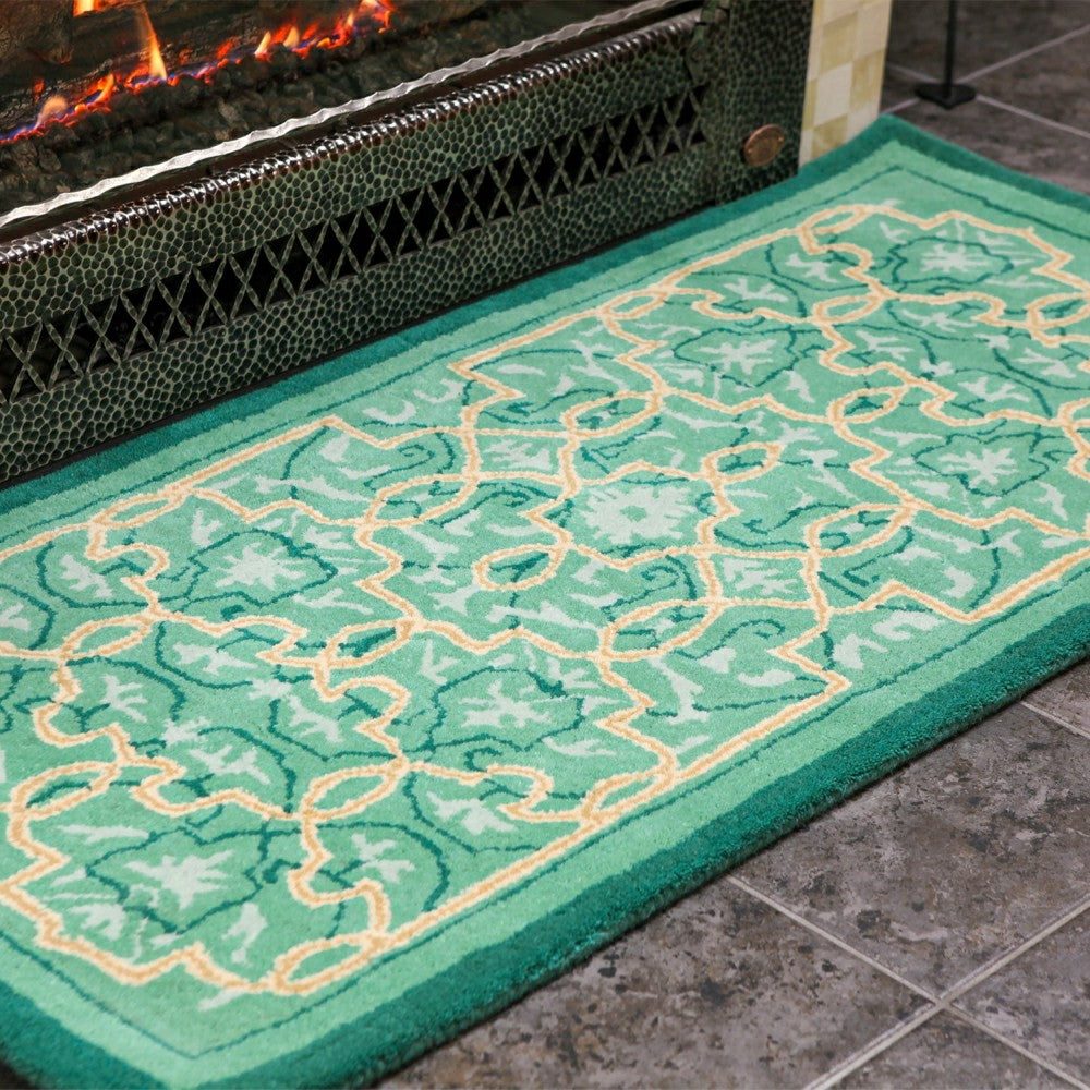 Plow & Hearth Tabriz Wool Rug, 56"x26"