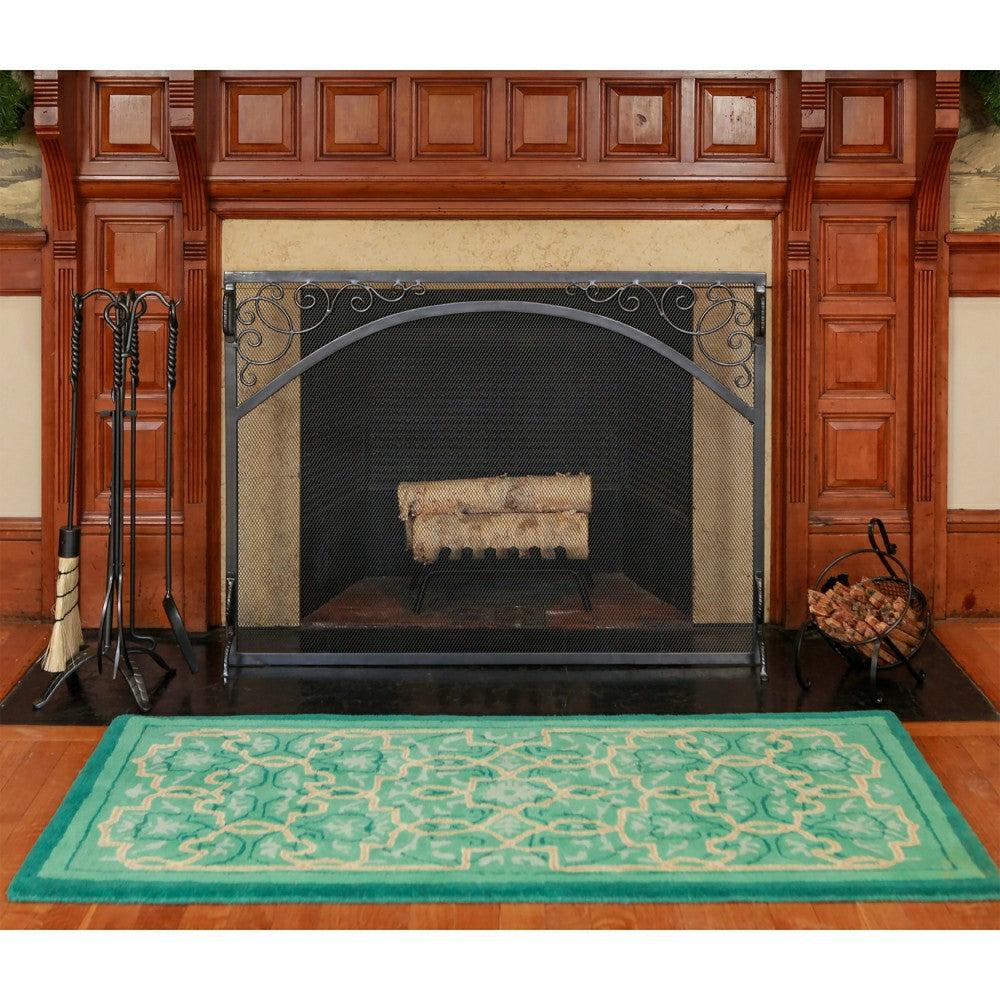 Plow & Hearth Tabriz Wool Rug, 56"x26"