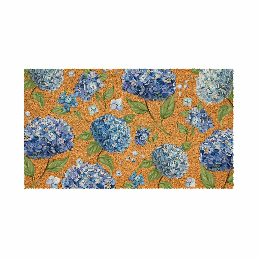 Plow & Hearth Hydrangea Haven, Coir Mat 28"x16"