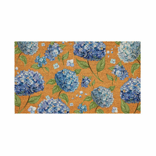Plow & Hearth Hydrangea Haven, Coir Mat 28"x16"