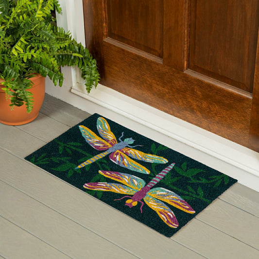 Plow & Hearth Dragonflies Coir Mat
