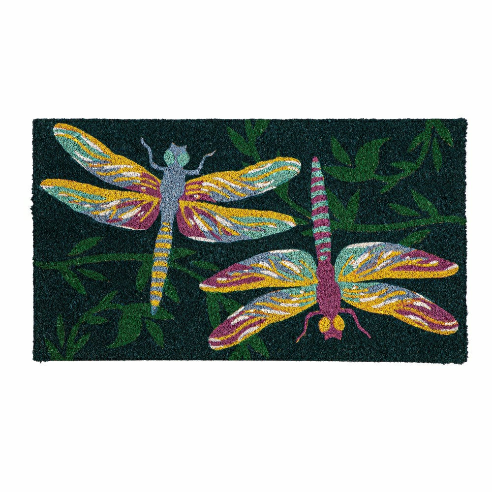 Plow & Hearth Dragonflies Coir Mat