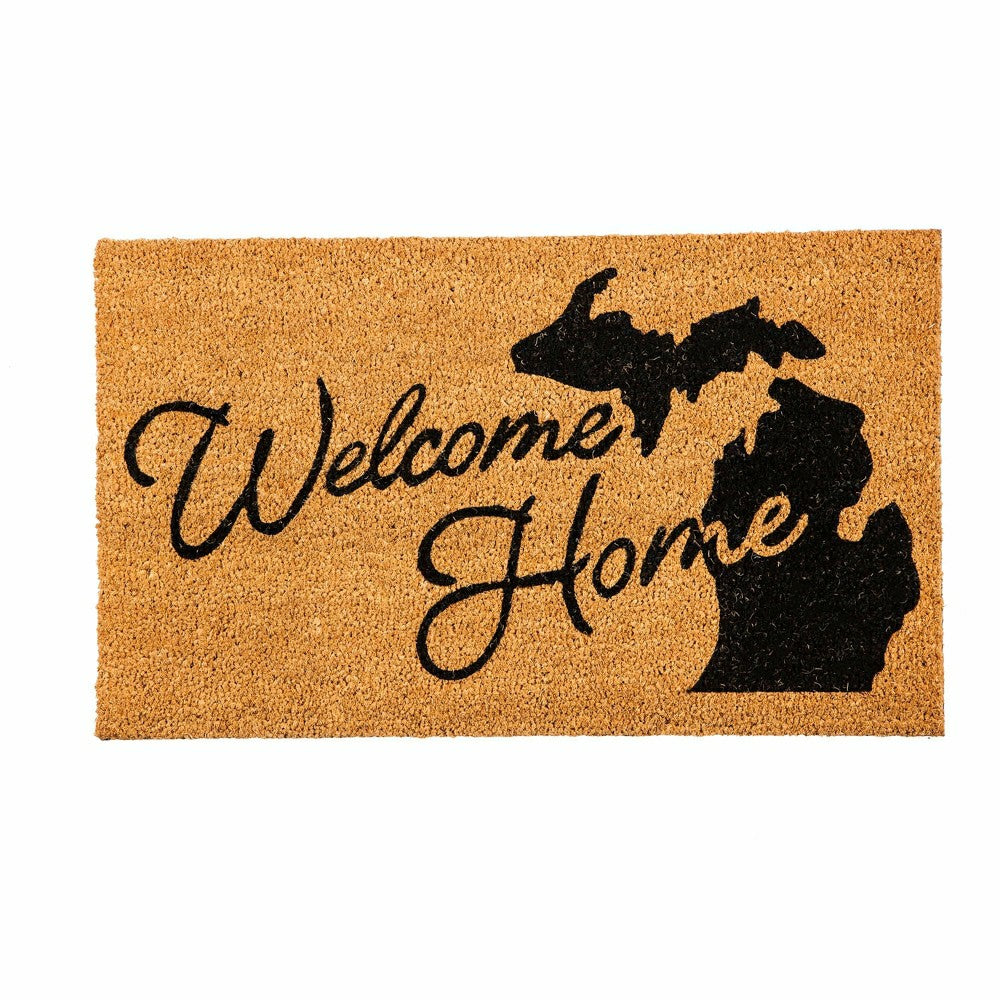 Plow & Hearth Coir mat, Michigan