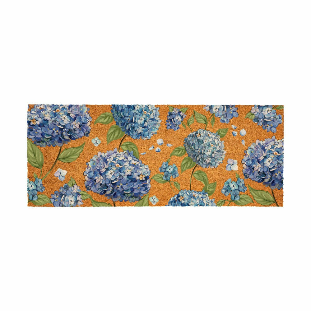 Plow & Hearth Hydrangea Haven Coir Mat, 60"x24"