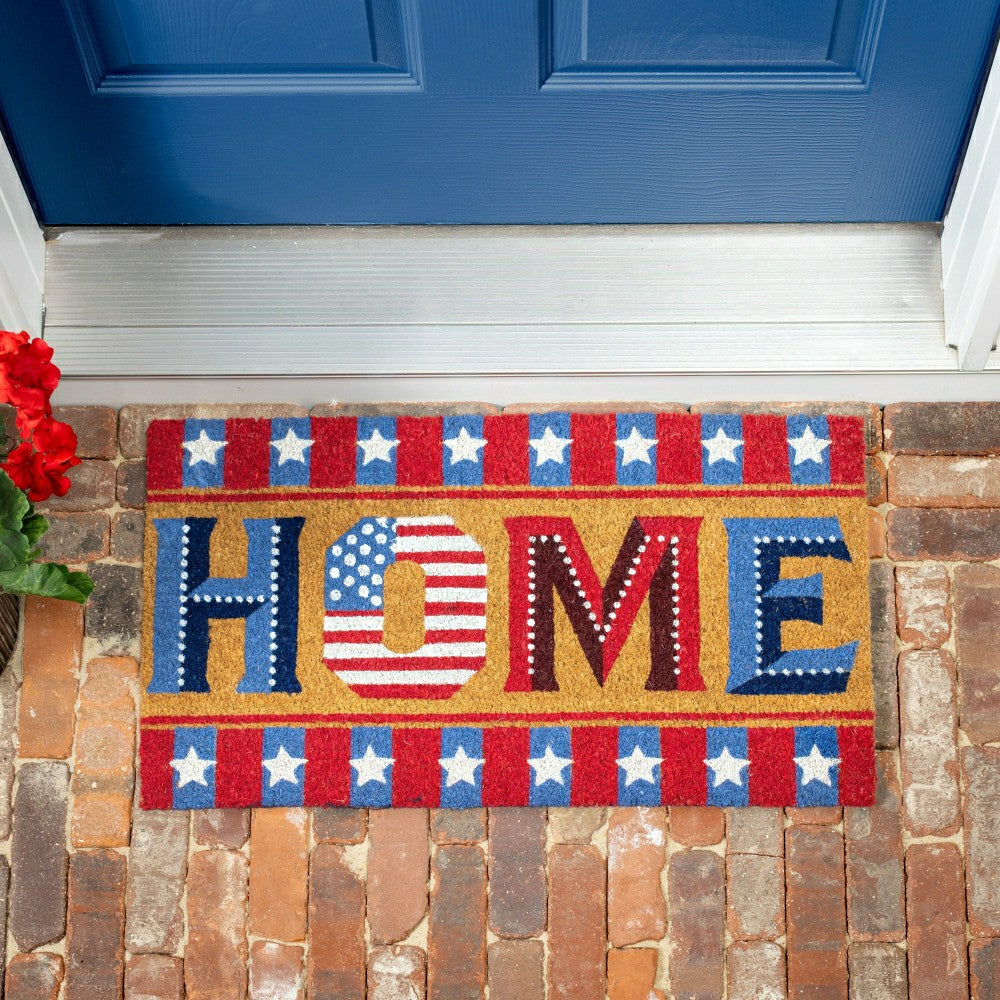 Plow & Hearth Patriotic Home Coir Mat