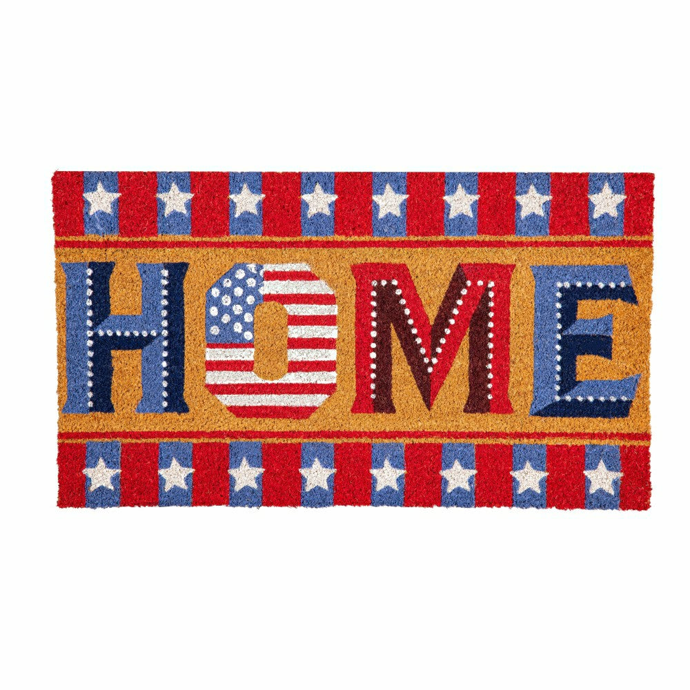 Plow & Hearth Patriotic Home Coir Mat