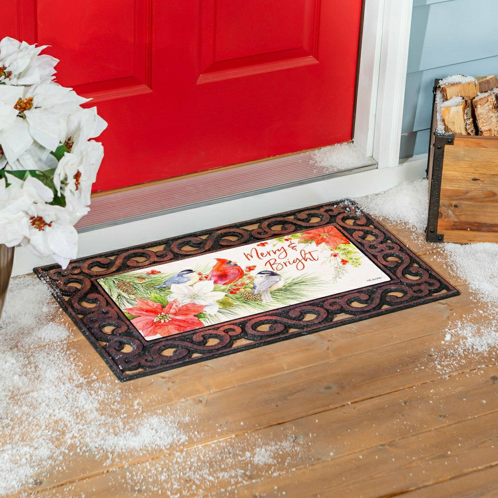 Plow & Hearth Variegated Scroll Sassafras Mat Tray