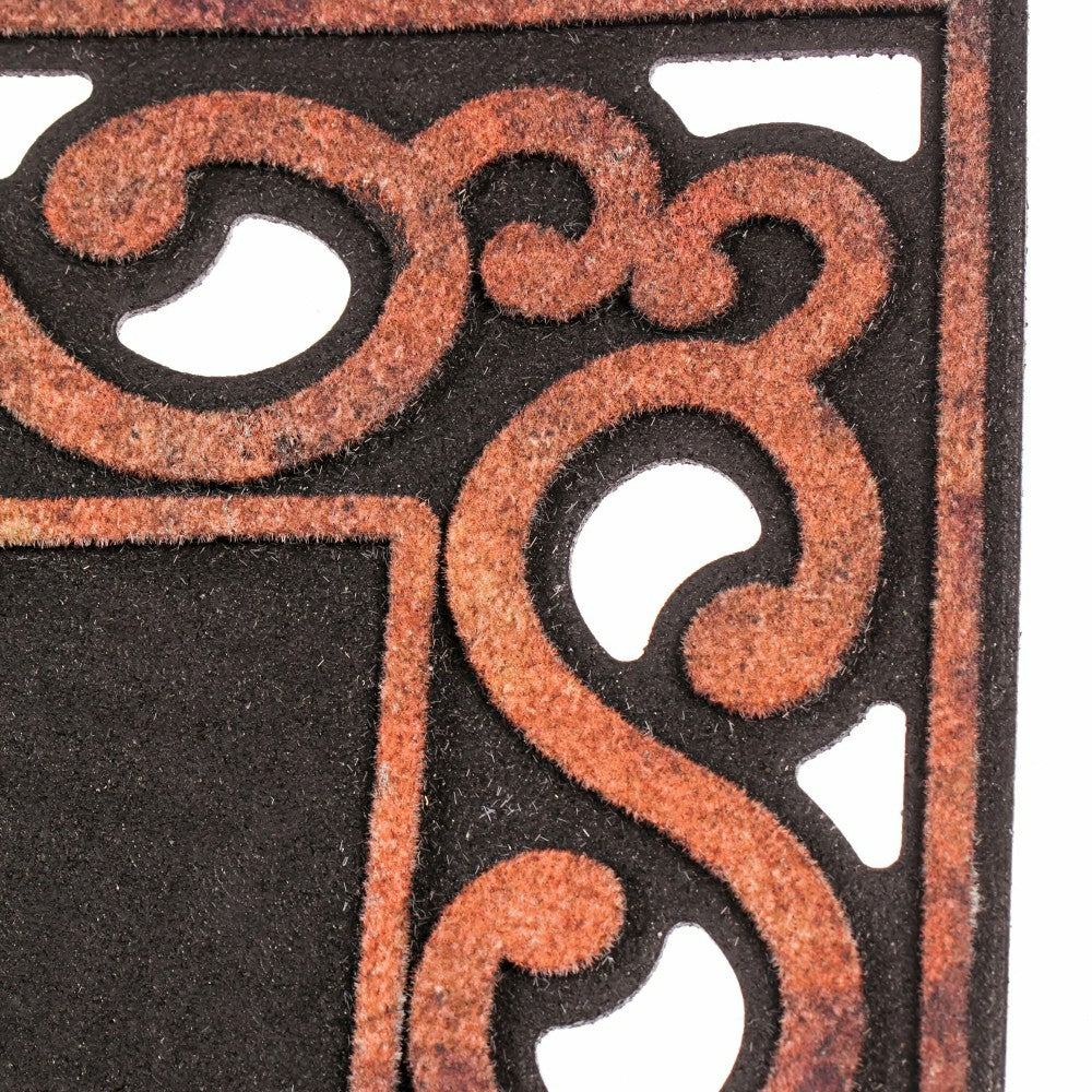 Plow & Hearth Variegated Scroll Sassafras Mat Tray