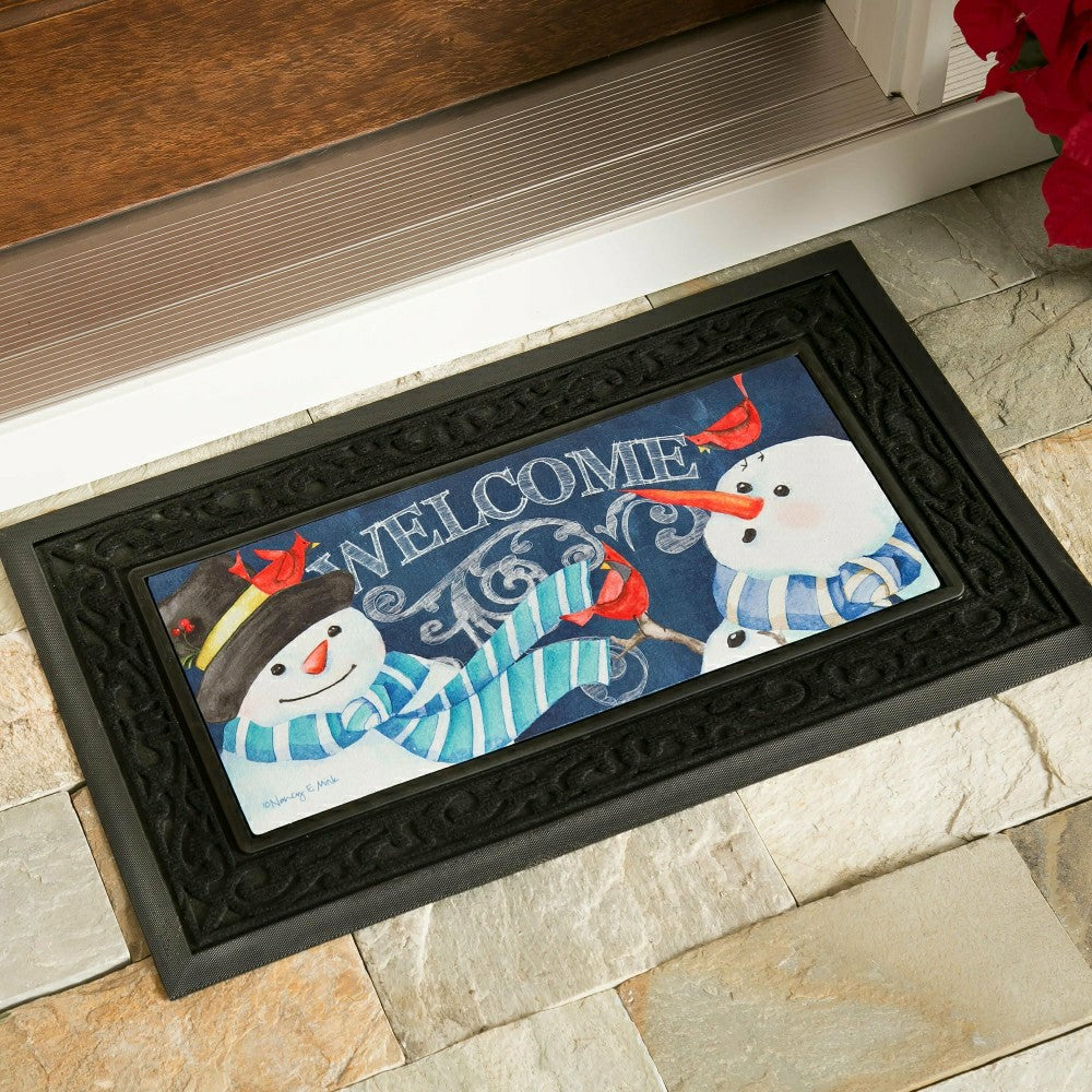 Plow & Hearth Bold and Bright Four Season Sassafras Mat Set