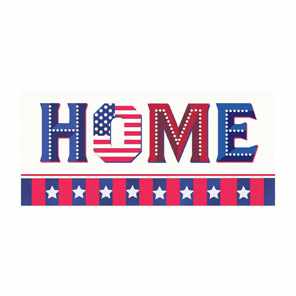 Plow & Hearth Patriotic Home Sassafras Mat